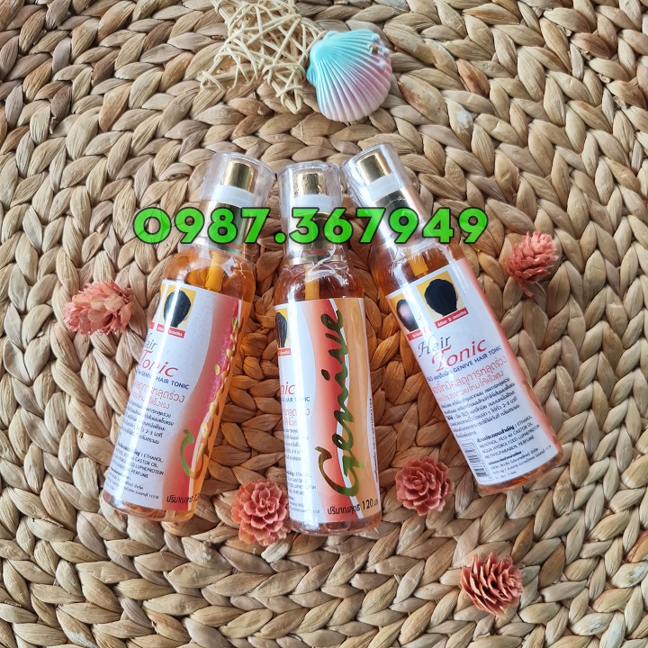 Serum xịt dưỡng nhanh mọc tóc Genive Hair Tonic Thái Lan