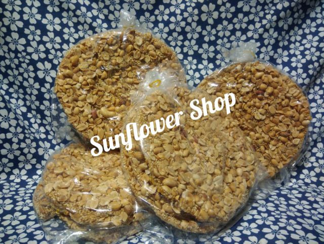 Kẹo đậu phộng mạch nha Sunflower handmade size 15cm