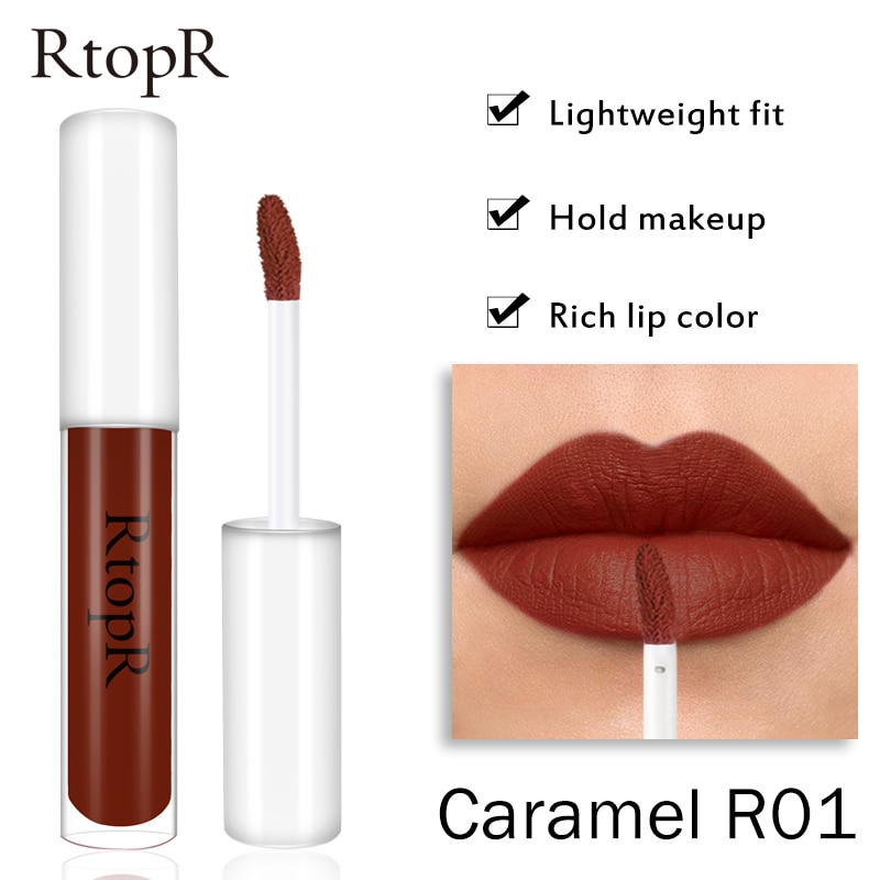RtopR Lip Makeup Non-stick Cup Lipstick Lasting Moisturizing Cosmetic Matte Lip Glaze Waterproof Lip Gloss | BigBuy360 - bigbuy360.vn