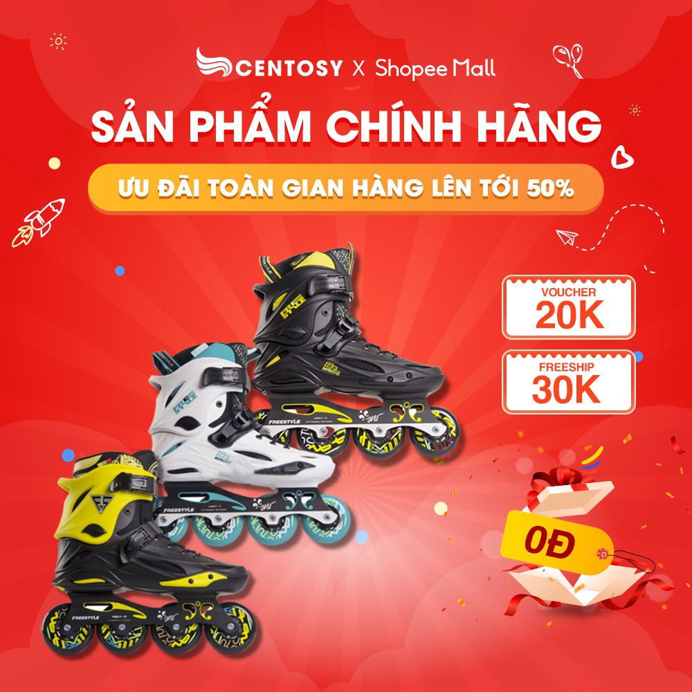 Giày Patin Người Lớn Cao Cấp - Centosy Freestyle M1 - Form Chắc Chắn, Bánh Chất Lượng