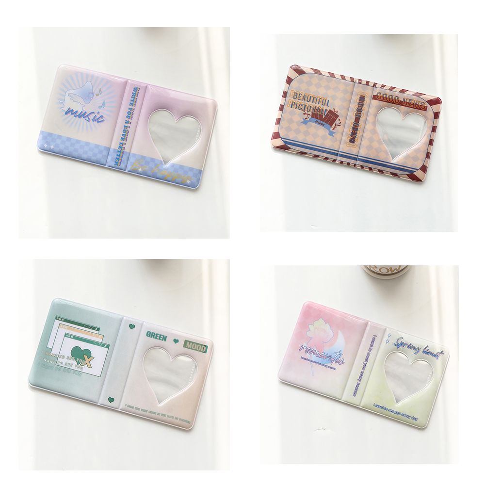 Album ảnh mini 3 inch thiết kế hình trái tim xinh xắn dễ thương