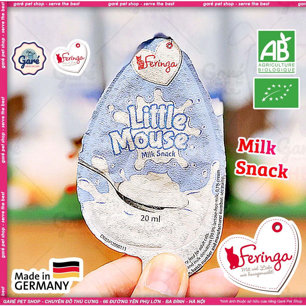 Sữa dinh dưỡng Feringa Mouse dành cho Mèo con Mèo lớn nhiều vị Garé Pet Shop Bánh thưởng sữa - Feringa Little Mouse Milk