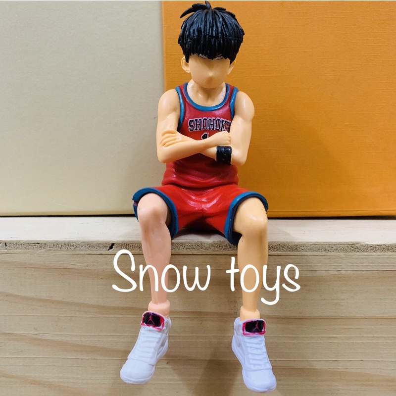Mô hình Slam Dunk - Hanamichi Sakuragi & Rukawa Kaede - Mô hình cầu thủ bóng rổ cực ngầu - Kích thước 3,5x8 & 6,5x15cm