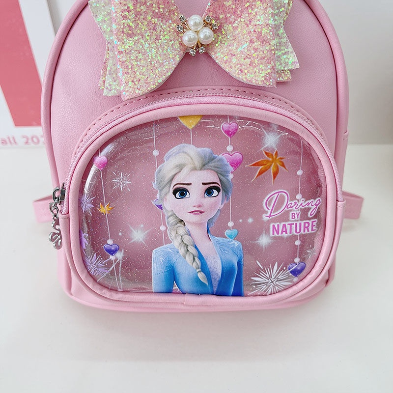 Balo Đi Học In Hình Công Chúa Elsa Hiện Đại Thời Trang Cho Bé Gái