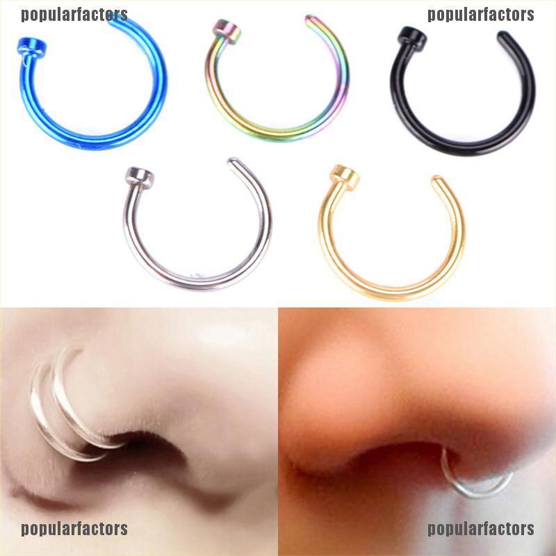 Khuyên Mũi Bằng Thép Y Tế Chất Lượng Cao Dễ Sử Dụng