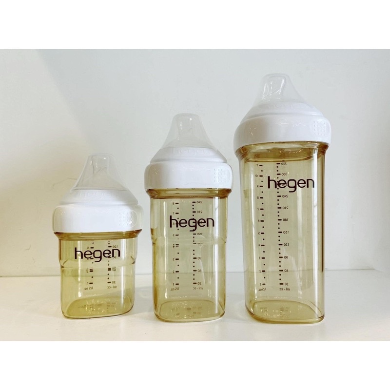 [CHÍNH HÃNG] Bình trữ sữa và thức ăn Hegen PPSU 150ml - 240ml (nắp màu trắng)
