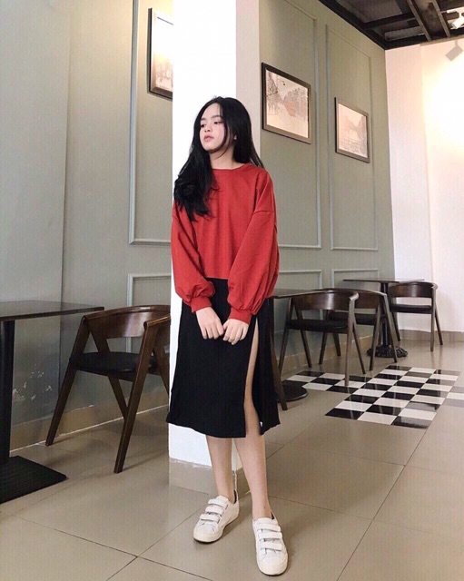 ÁO CROPTOP TAY PHỒNG | WebRaoVat - webraovat.net.vn