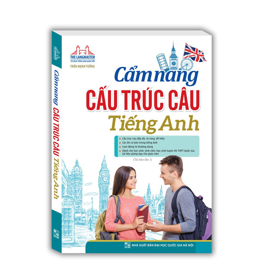 Sách - Cẩm nang cấu trúc câu tiếng Anh (bìa mềm)-tái bản 01