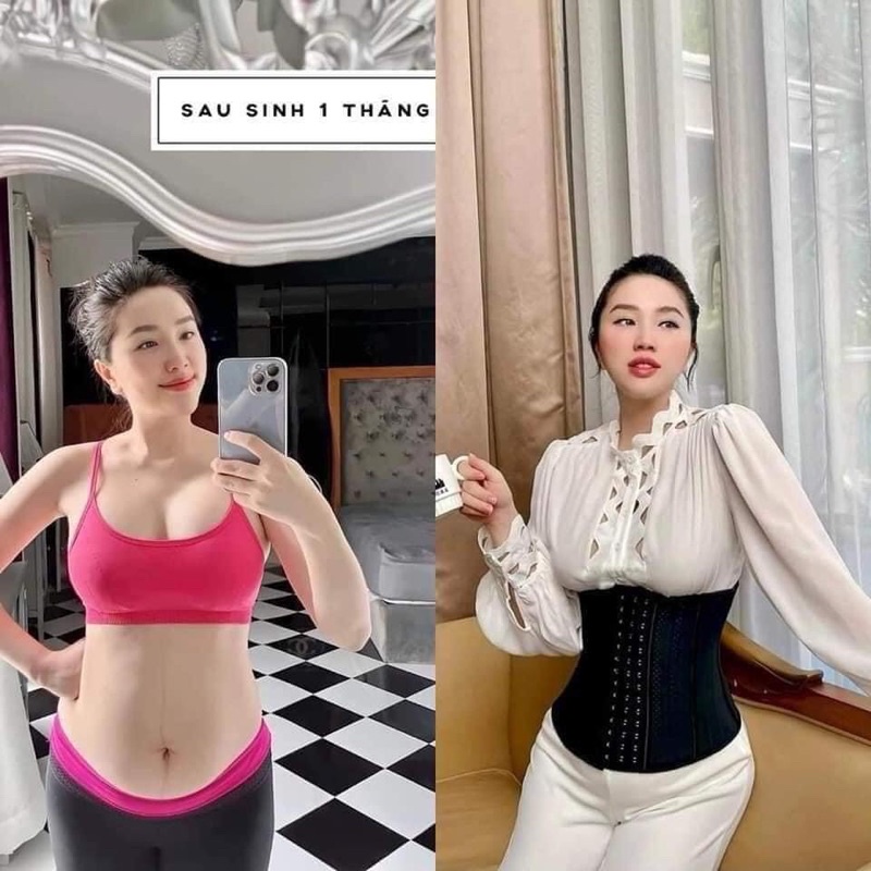 Đai Latex 25 xương siêu nhỏ vòng eo con kiến