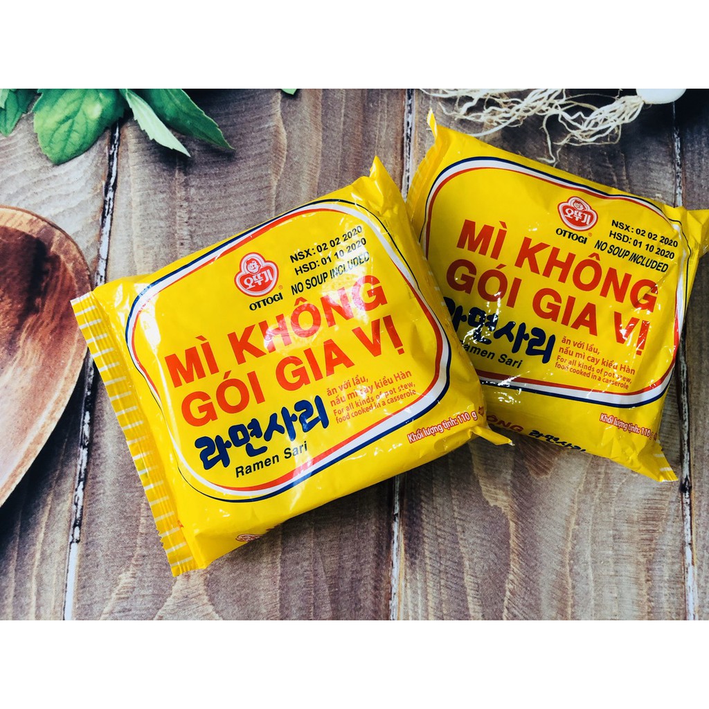 Mì gói không gia vị ottogi 110g