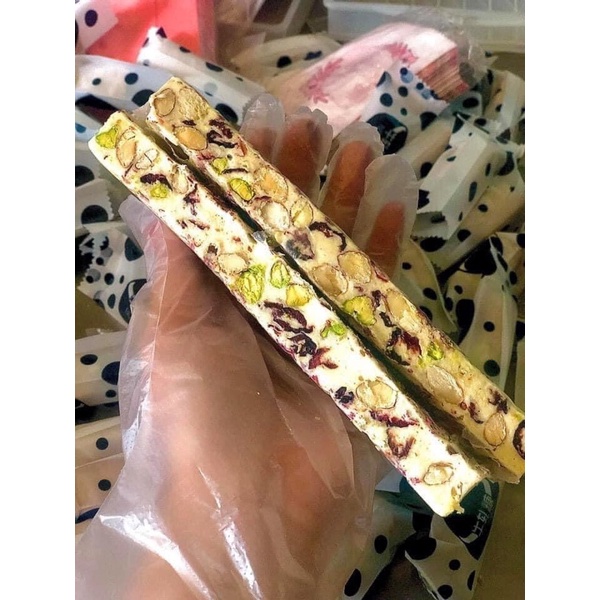 Kẹo sữa hạt Nougat 100g