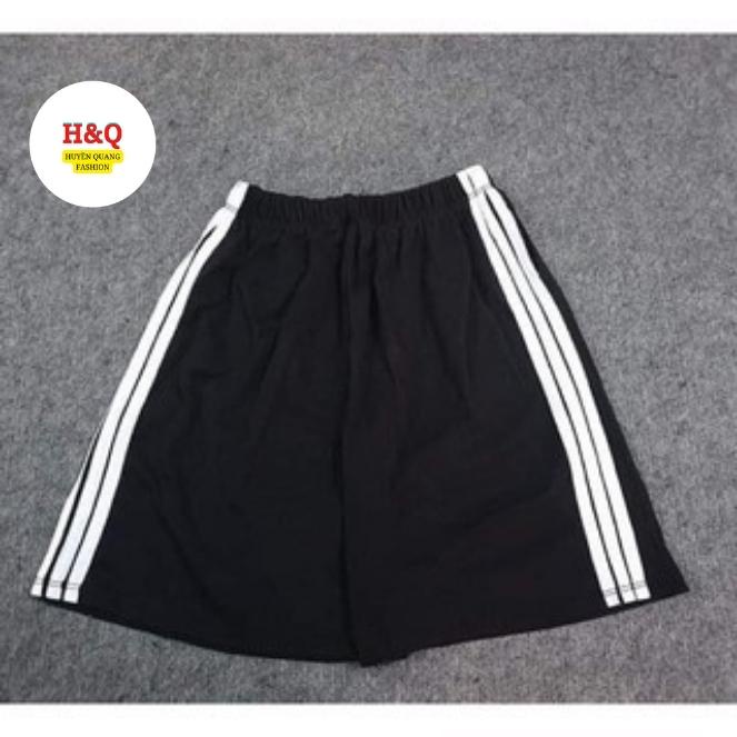 Quần short đùi ba sọc unisex nữ siêu rẻ Ulzzang _ Huyền Quang