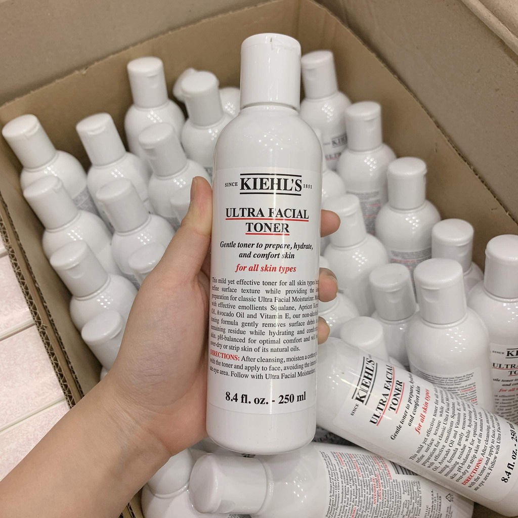 Nước hoa hồng Kiehls không cồn dịu nhẹ Kiehl's Ultra Facial Toner dành cho da khô