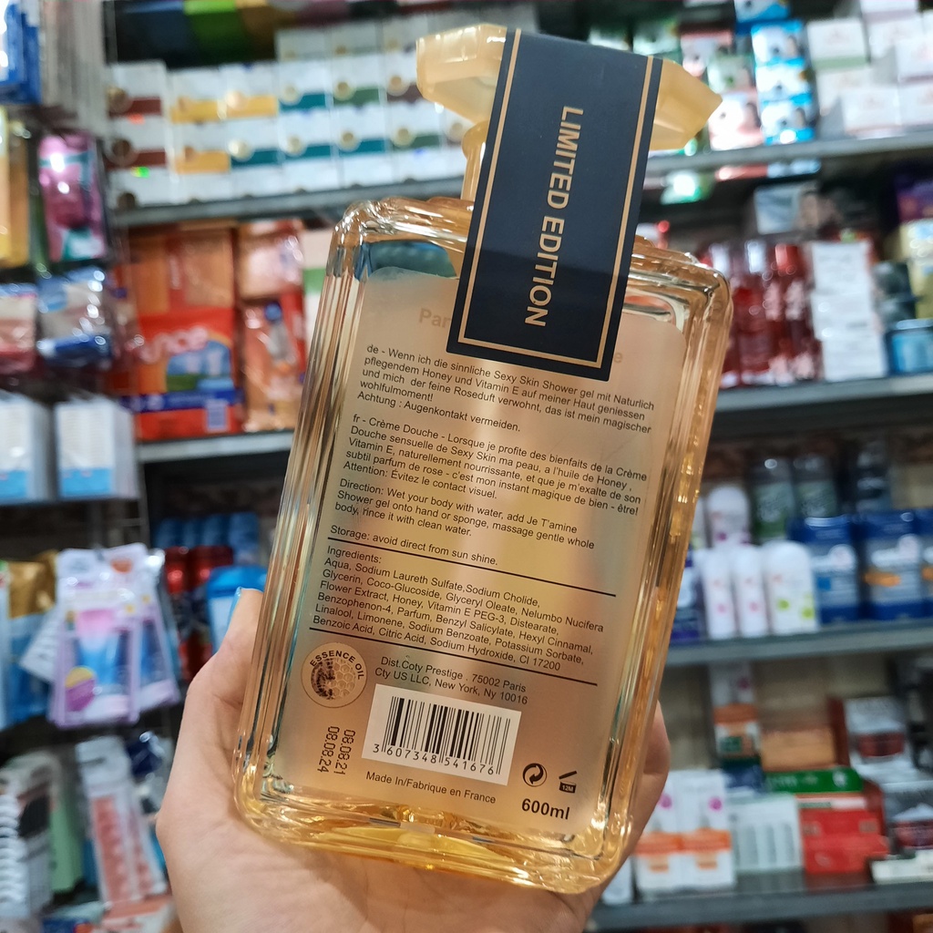Sữa tắm hương nước hoa Sexy Skin Honey 600ml cao cấp