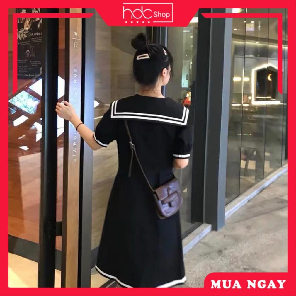 [CAO CẤP] Đầm bigsize công sở - Đầm Maxi thủy thủ Bigsize 60-85 ký