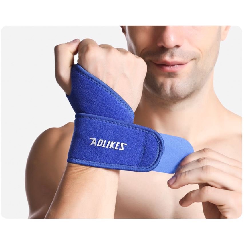 Quấn bảo vệ cổ tay AOLIKE A-7937 hỗ trợ nẹp xương ống khớp cổ tay pressure adjustable wrist support