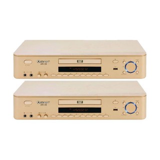 [Mã ELHACE giảm 4% đơn 300K] Bộ 2 đầu Karaoke chuyên nghiệp Arirang AR 36 (vàng)