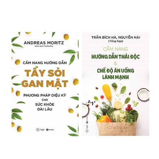 Sách -  Cẩm Nang Hướng Dẫn Tẩy Sỏi Gan Mật, Hướng Dẫn Thải Độc Và Chế Độ Ăn Uống(lẻ tuỳ chọn)