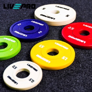 Tạ đĩa, tạ miếng phụ kiện thể thao tập gym 01KG Livepro chính hãng LP8028