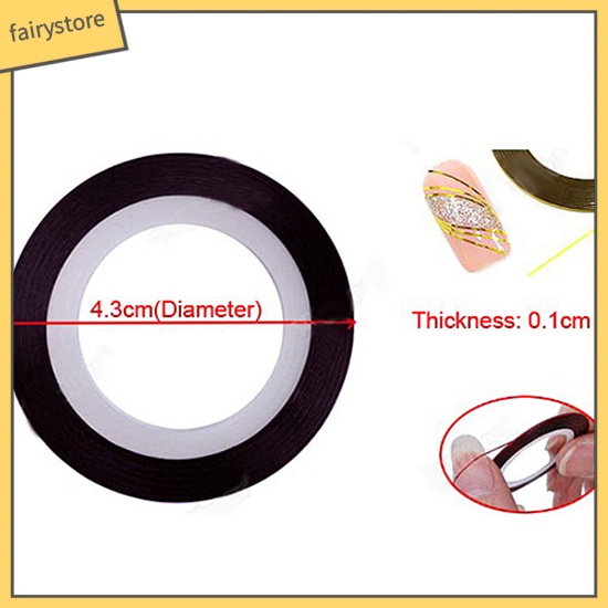 [Hàng mới về] 10 Cuộn miếng dán trang trí móng tay 20m nhiều kiểu dáng đẹp mắt