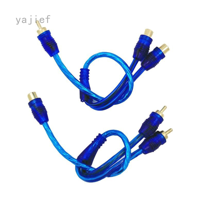 Dây Cáp Chia 1 Đầu Cắm Sang 2 Ổ Cắm Rca 3 Đầu Cắm Cho Xe Hơi