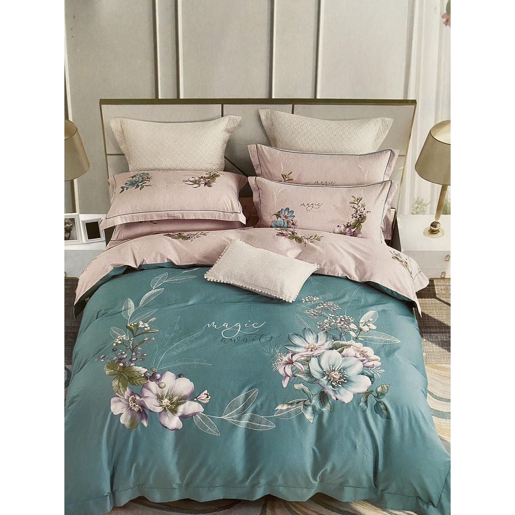 SIÊU PHẨM Bộ Chăn Ga Gối Cotton Organic MẪU 2021