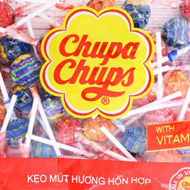 Kẹo mút chupa chups hương hỗn hợp (60 que)