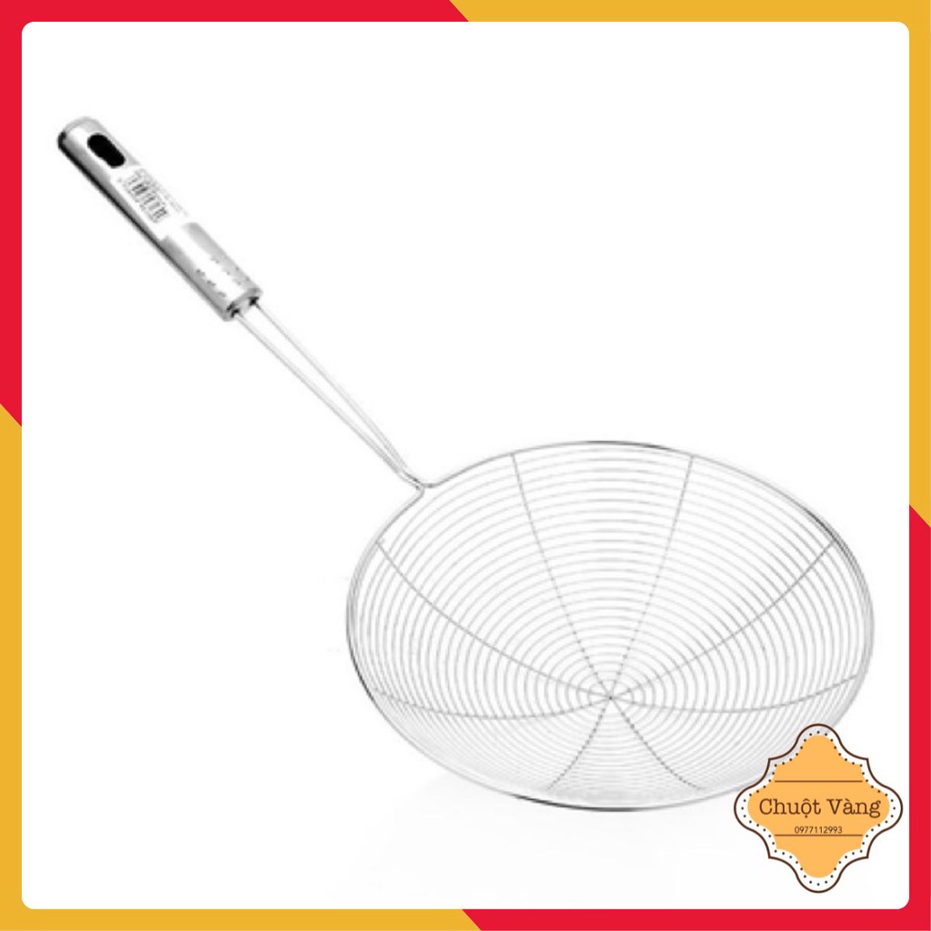 Chao nhúng ăn lẩu, vợt nhúng đồ ăn lẩu bằng inox không gỉ size 14, 16