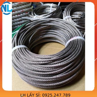 Dây Cáp lụa bằng inox 304 đường kính 3mm