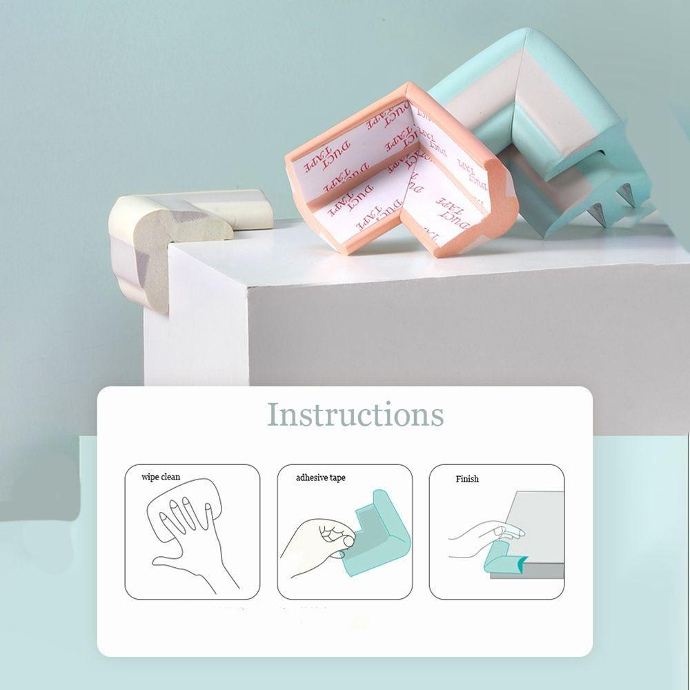 CABEZA Đệm Hình Chữ L Mềm Mại Bọc Góc Bàn Chống Va Chạm Cho Bé Sơ Sinh