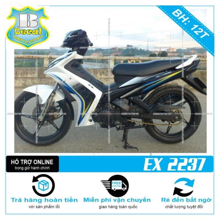 ( Quí khách vui lòng mang ra tiệm cho thợ dán ) Tem EX SPARK THÁI 2010 [Bi Decal]