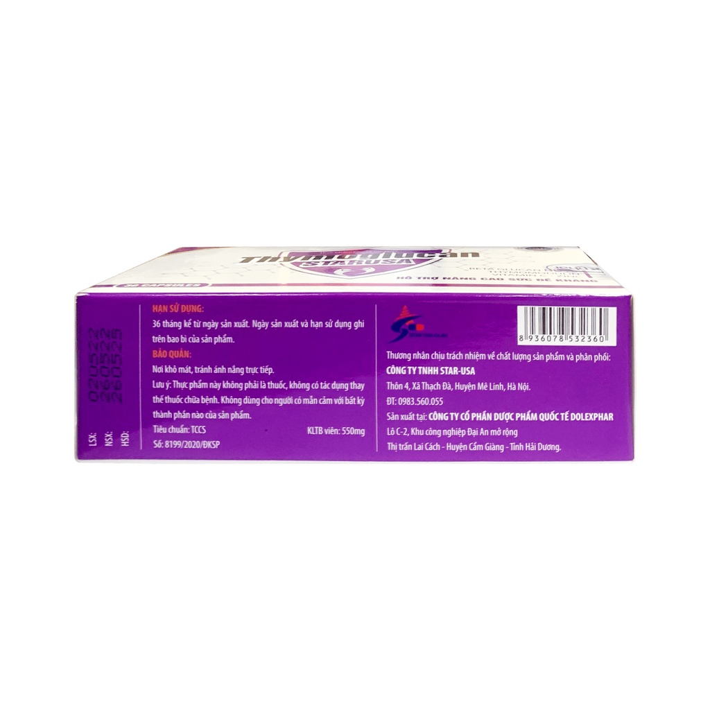 Viên Uống Nâng Cao Sức Đề Kháng Giúp Tiêu Hóa Tốt Ăn Ngon Dùng Cho Trẻ Trên 6 tuổi THYMOGLUCAN - Hộp 30 viên