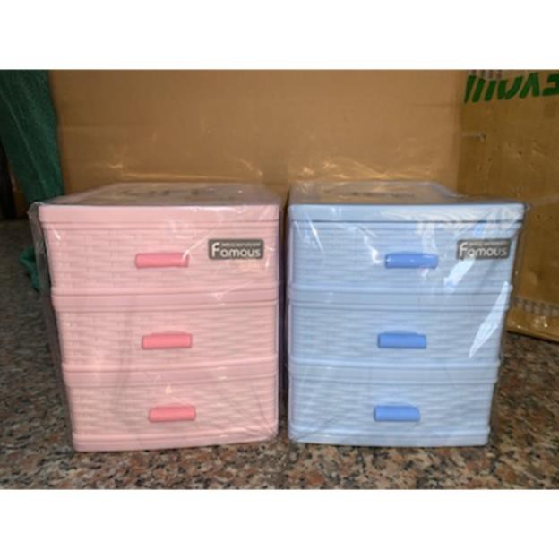 Tủ đựng mỹ phẩm famous mini 3 tầng 252b
