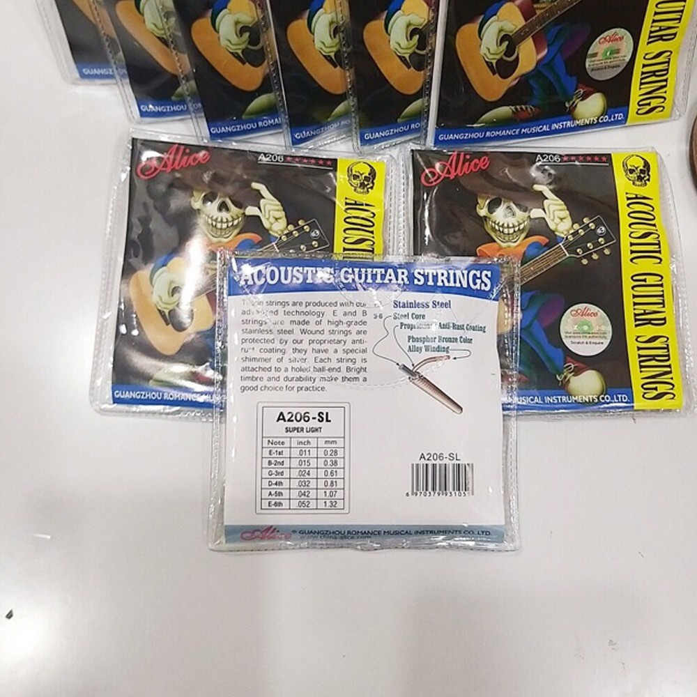 Dây Đàn Guitar Acoustic Alice A206 Chính Hãng