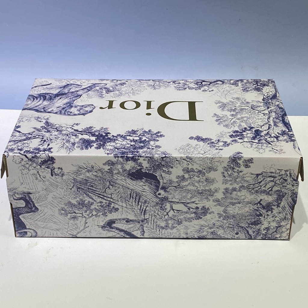 ⚡ Combo ⚡ Hộp Giấy Carton đựng giày dép, Hộp mũ Dior Hổ + Bill thẻ + Giấy gói Nhật xịn Fullbox