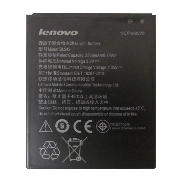 Pin Lenovo A6000, A6010, A6600 Plus Dung Lượng 2300mAh