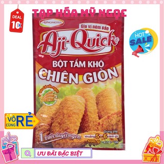 Combo 5 gói bột tẩm khô chiên giòn Ajiquick 42g