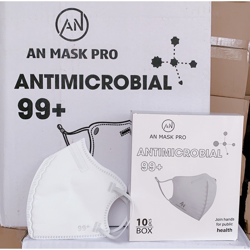 100c Khẩu Trang N99 6D AN Mask Pro 5 lớp lọc kháng khuẩn công nghệ nano