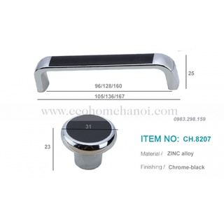 Tay nắm tủ hiện đại ch8207
