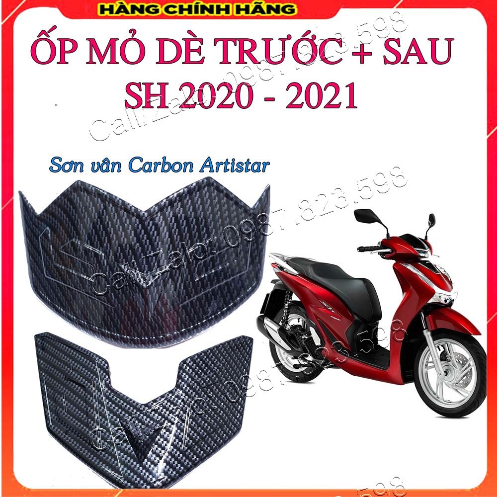 Bịt mỏ, Bịt Đuôi SH 2020 - 2022 Carbon; Ốp mỏ dè SH Việt 2020 - 2021-22 Sơn Vân Carbon