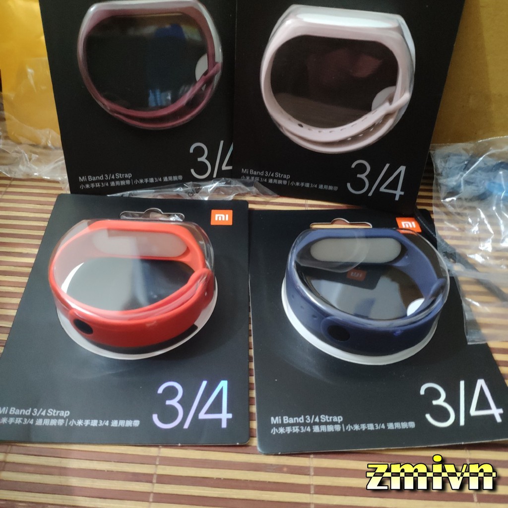 [Chính hãng] Dây đeo thay chính hãng Xiaomi Miband 3, Miband 4, Miband 5 Miband 6