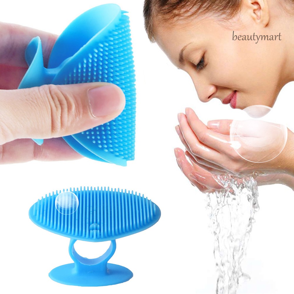 [Hàng mới về] Cọ chà mặt silicon tẩy mụn đầu đen và da chết