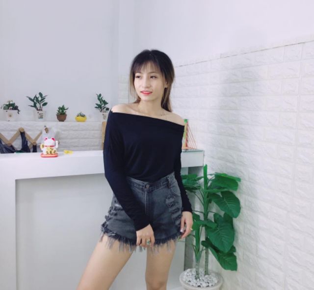 ÁO THUN TRỄ VAI TAY DÀI❣️𝑭𝒓𝒆𝒆𝒔𝒉𝒊𝒑❣️