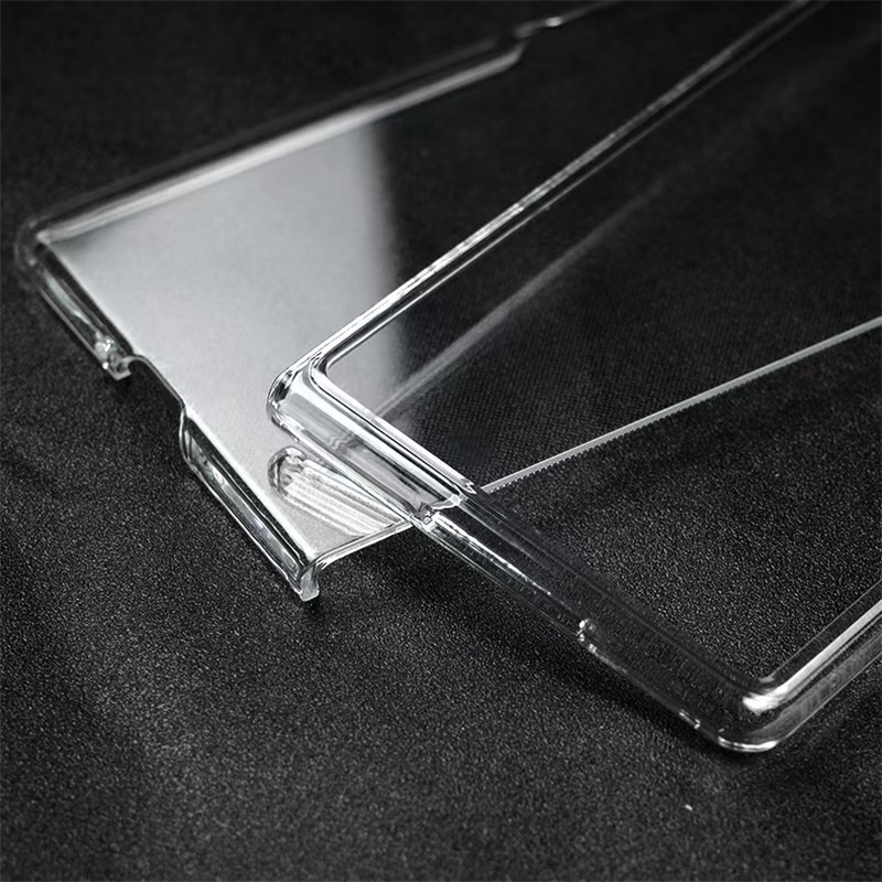 Ốp Điện Thoại PC Cứng Màu Pha Lê Trong Suốt Bảo Vệ Camera Cho Xiaomi Mix Fold 2 Fold2 5G
