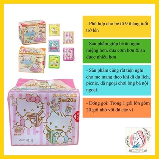 Gia vị rắc cơm Hello Kitty cho bé (20 gói nhỏ)