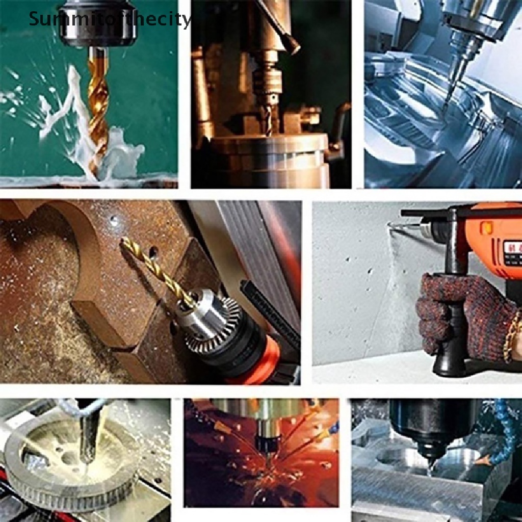 Bộ 100 / 50 Mũi Khoan Thép Phủ Titan Tốc Độ Cao