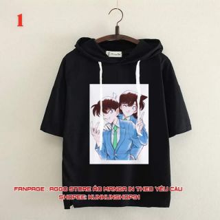 Áo Hoodie Tay Lửng Thám Tử Lừng DanhConan