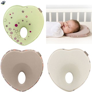 Gối hình trái tim đệm đầu em bé chống méo chống dẹt