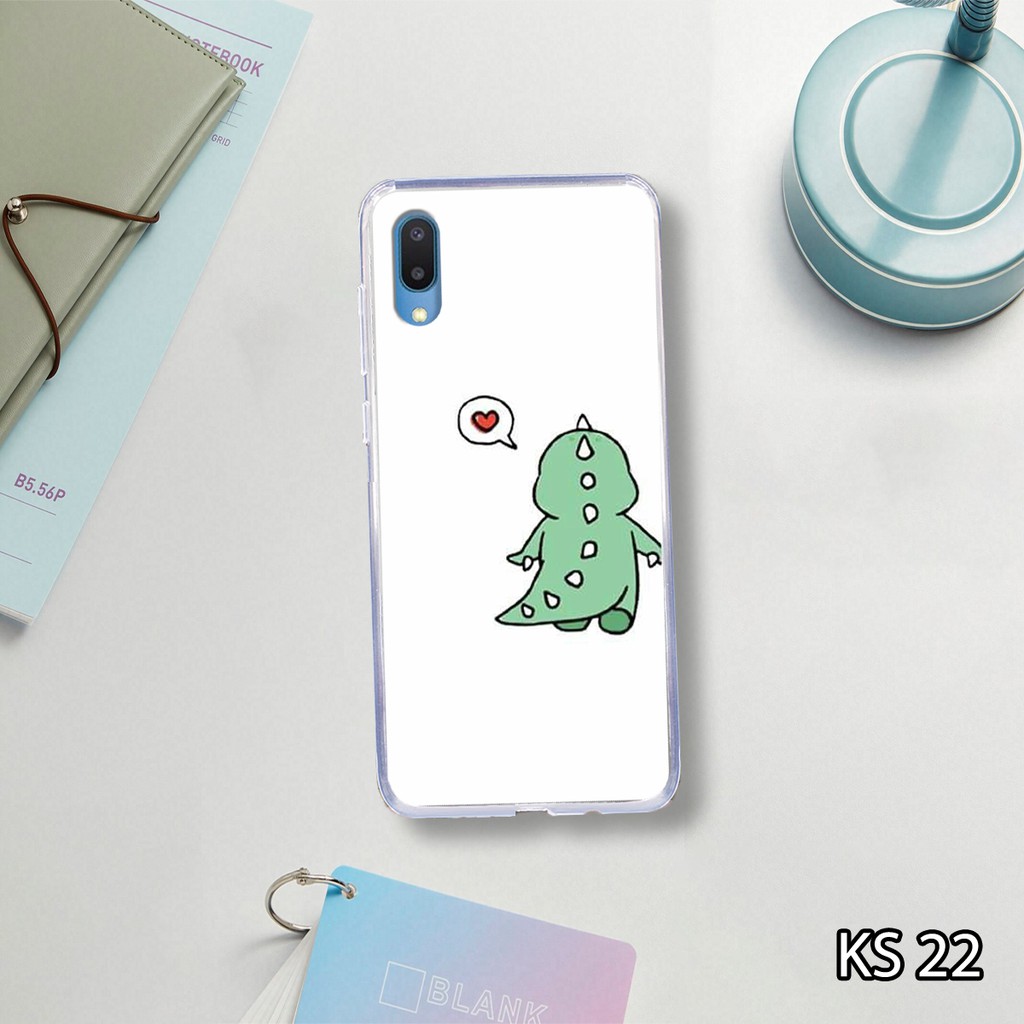 [ MẪU ĐẸP ] Ốp lưng Samsung A02  in hình khủng long xanh siêu đáng yêu_KINGSTORE.HN_Ốp dẻo trong SS A02
