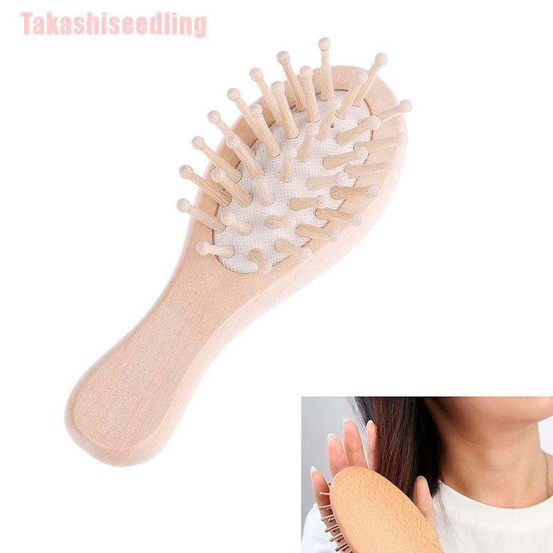 Lược Gỗ Mát Xa Da Đầu An Toàn Tiện Dụng